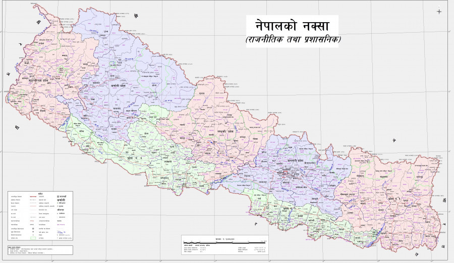 new map - Nepal